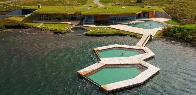 Iceland VÖK Baths Twin Thermal Spa Pools